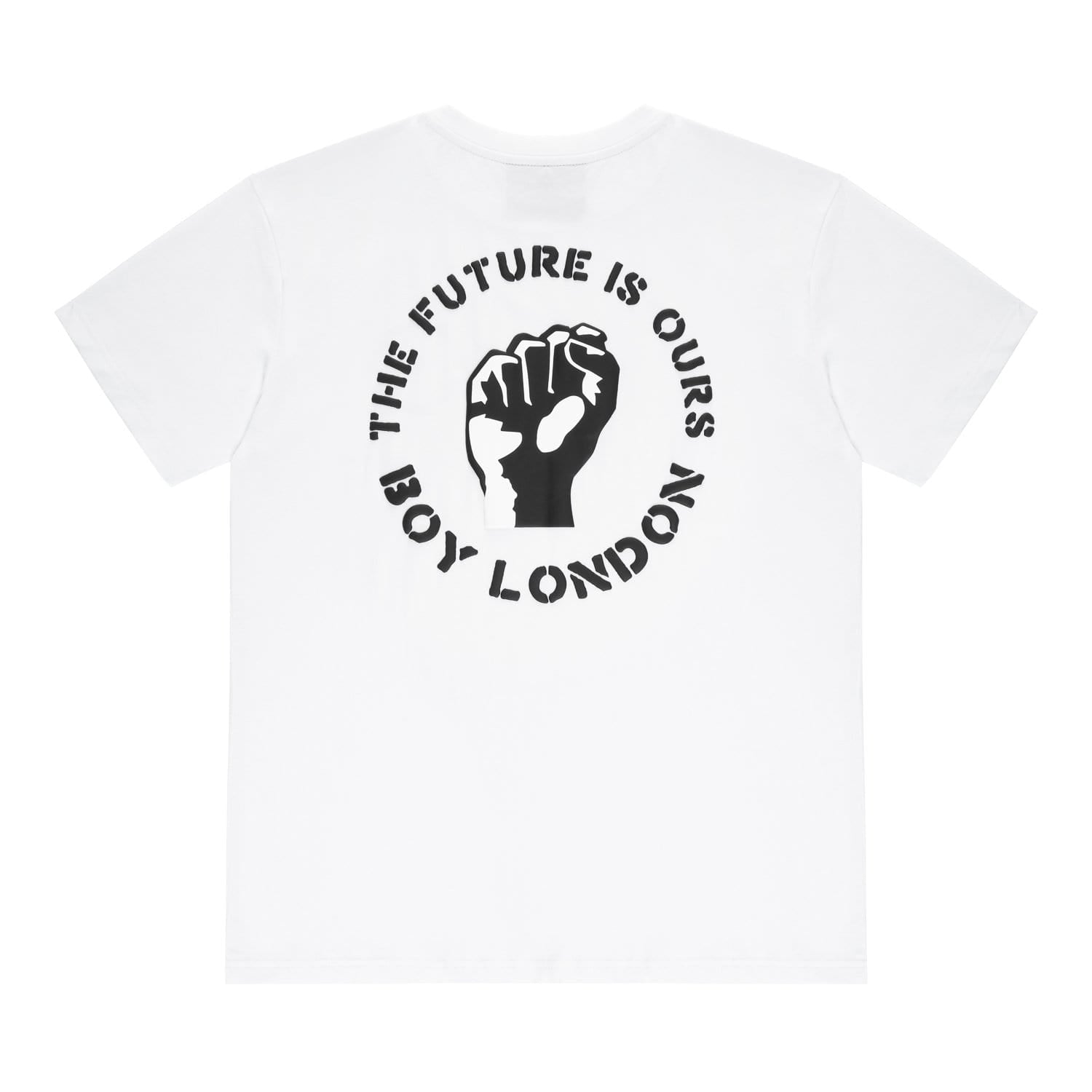 BOY Future Tee in White | Unisex Graphic T-Shirts | BOY London