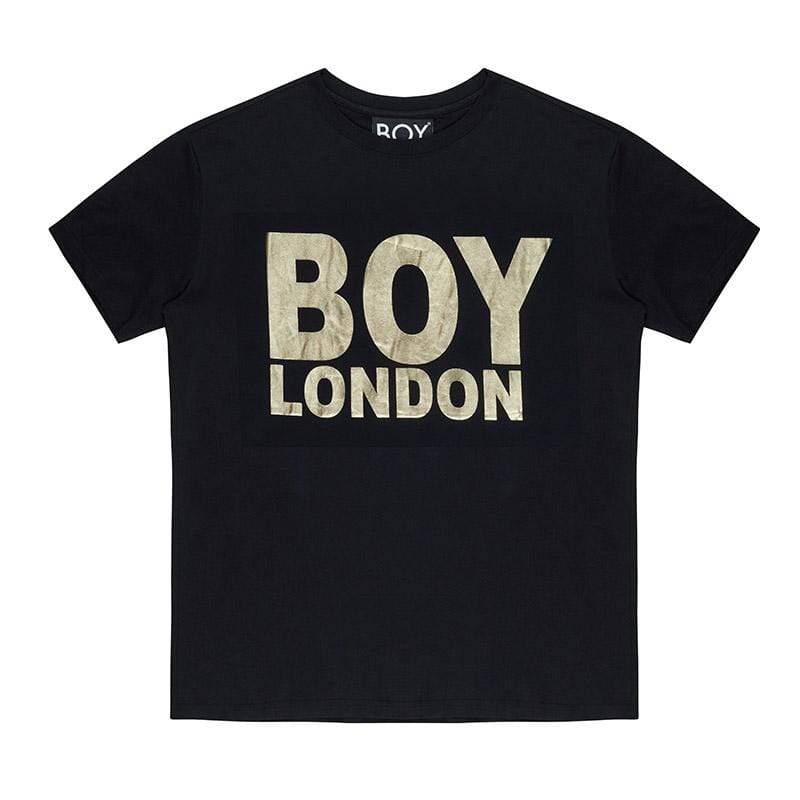 BOY LONDON T-SHIRT - BLACK/GOLD