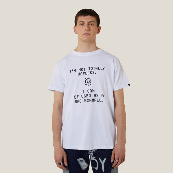 BAD EXAMPLE GRAPHIC T-SHIRT - WHITE