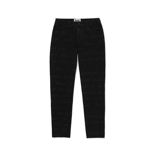 BBSG HISTORY DENIM JEANS - BLACK