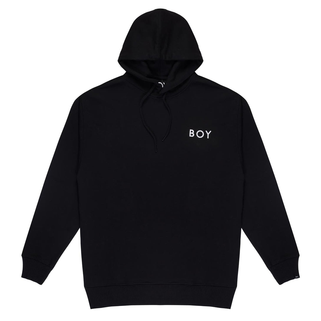 BOY 3D EMB HOODIE - BLACK