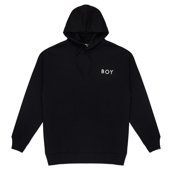 BOY 3D EMB HOODIE - BLACK