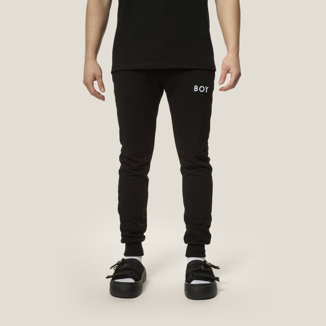 BOY 3D EMB JOGGERS - BLACK