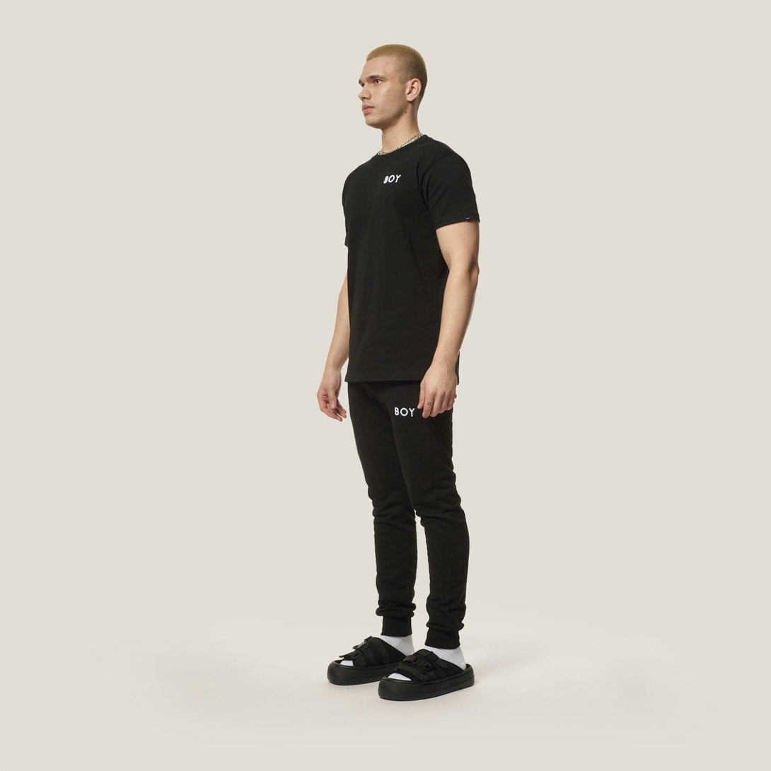 BOY 3D EMB JOGGERS - BLACK