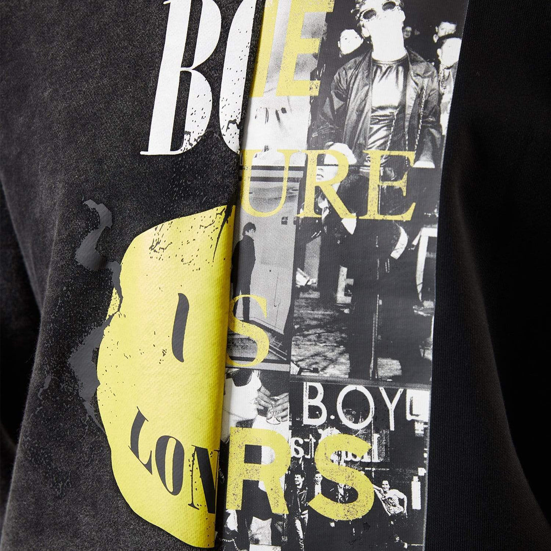 BOY ACID 2 FACE SWEATSHIRT - BLACK/GREY