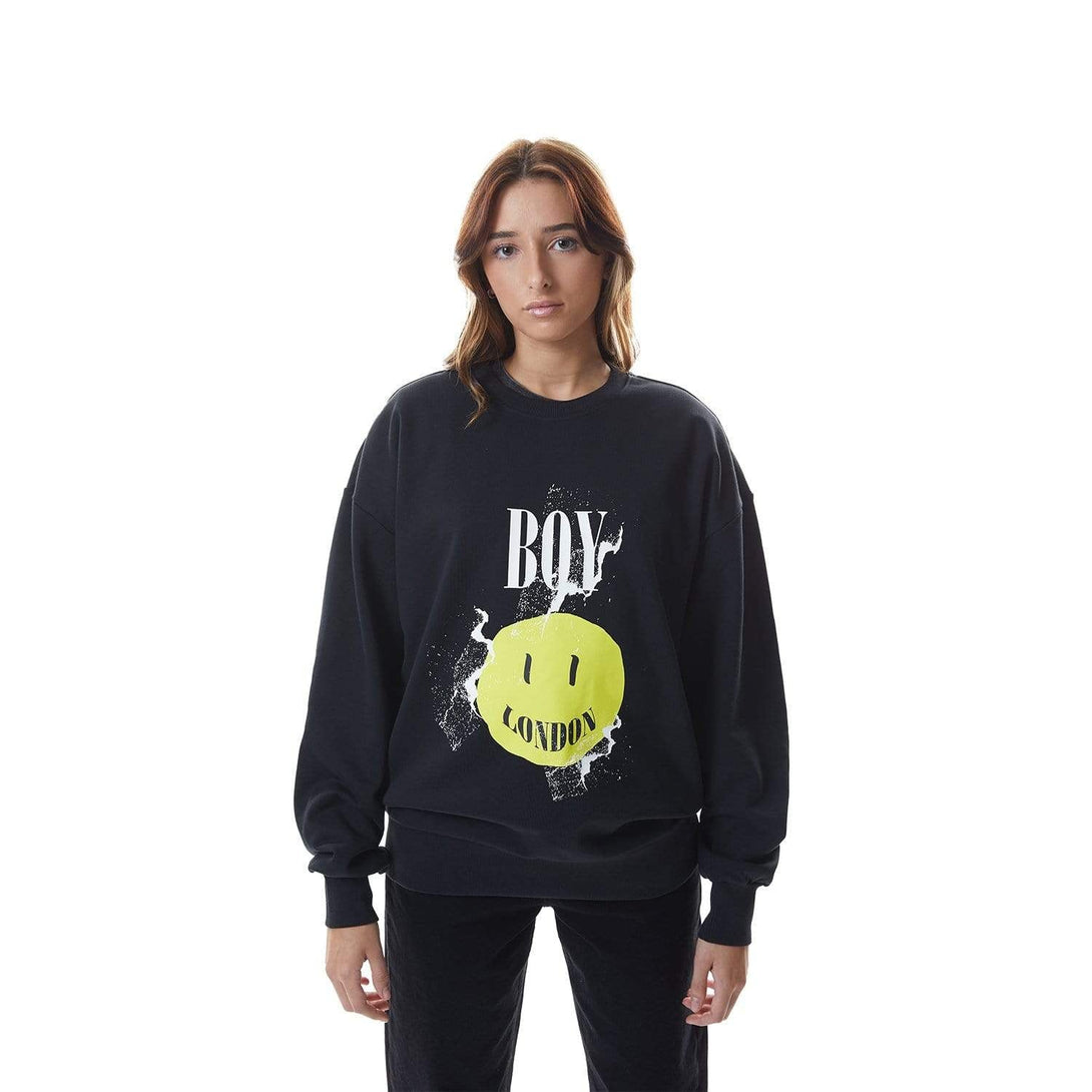 BOY ACID SWEATSHIRT - BLACK