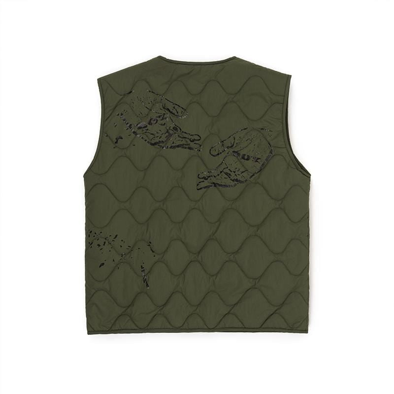 BOY ARTWORKS GILET - KHAKI