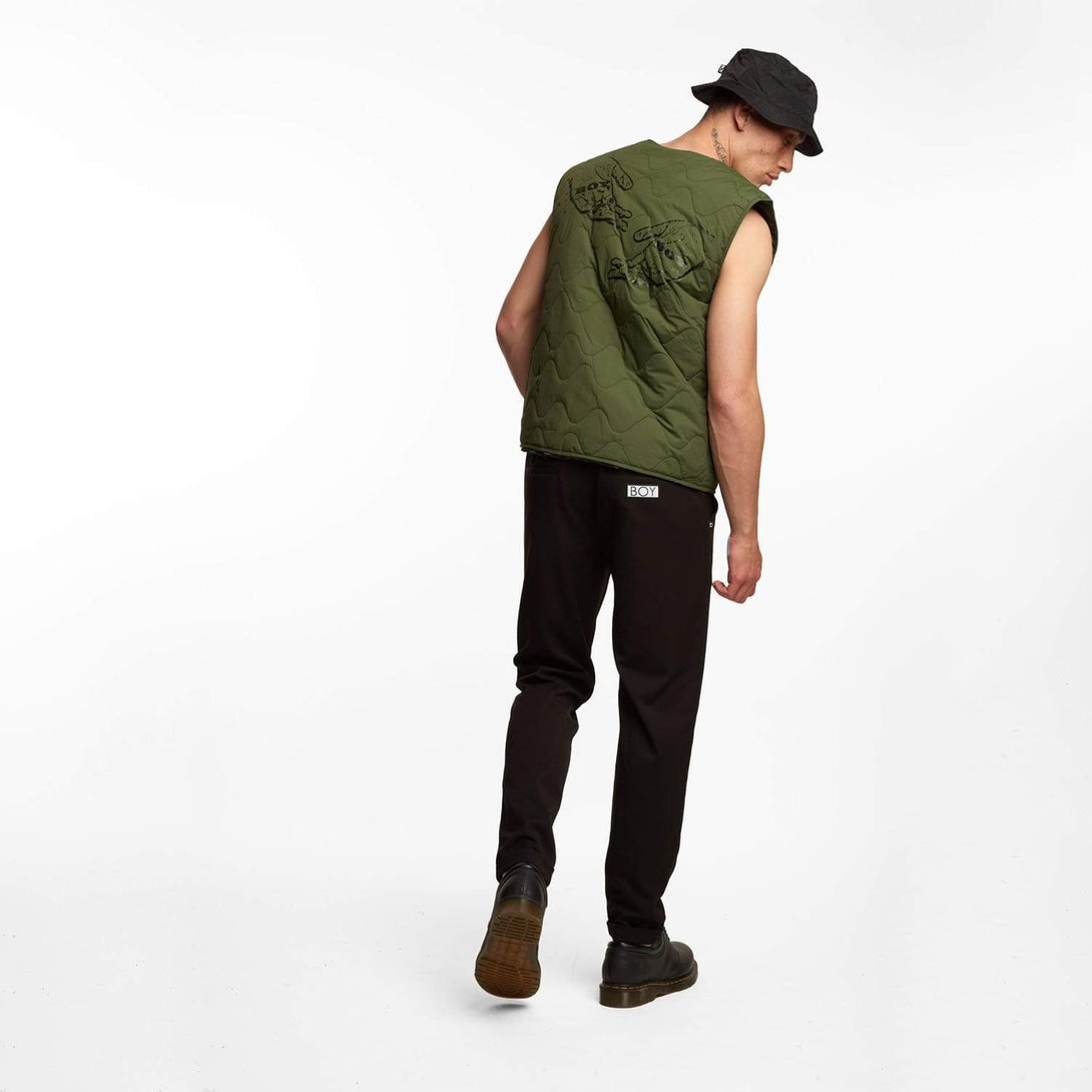 BOY ARTWORKS GILET - KHAKI