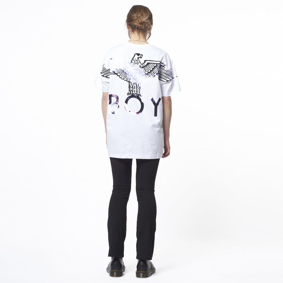 BOY EAGLE FLOCK TEE - WHITE