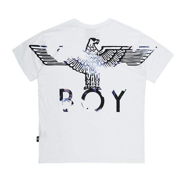 BOY EAGLE FLOCK TEE - WHITE