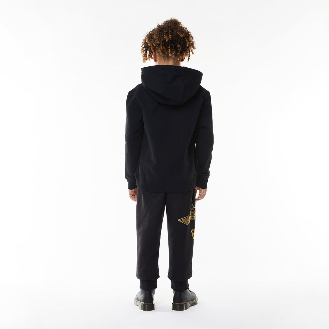 BOY EAGLE KIDS HOODIE BLACK/GOLD