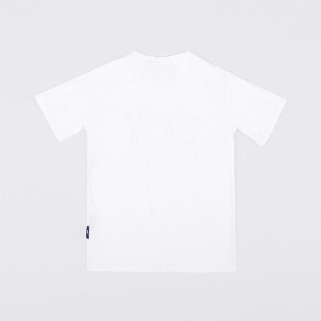 BOY EAGLE KIDS T-SHIRT - WHITE / BLACK