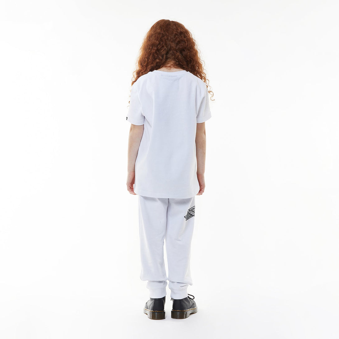 BOY EAGLE KIDS T-SHIRT - WHITE / BLACK