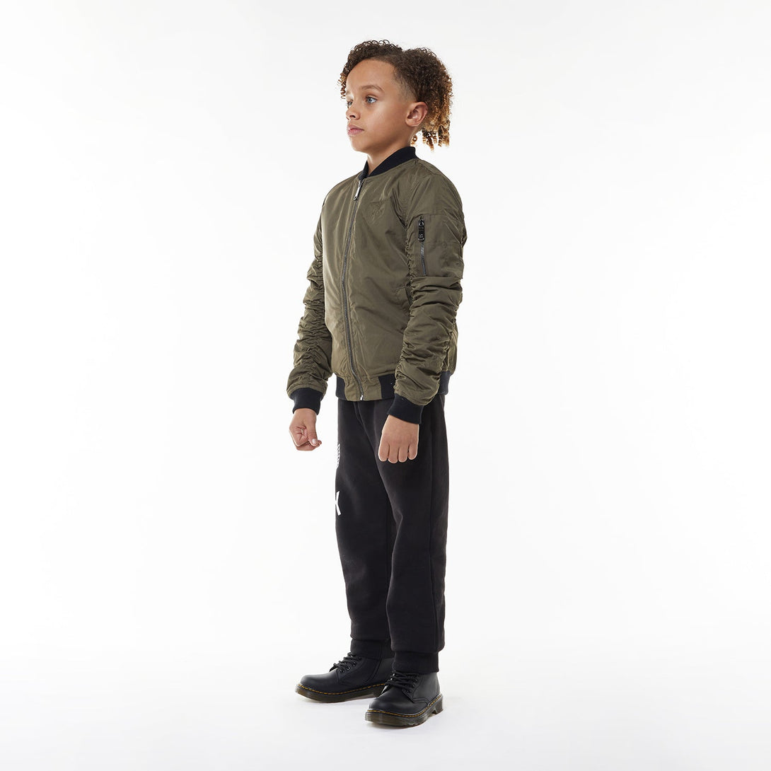 BOY EAGLE PARAGLIDE KIDS BOMBER JACKET - KHAKI