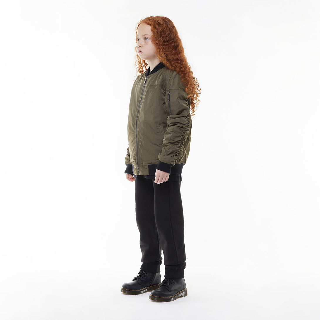 BOY EAGLE PARAGLIDE KIDS BOMBER JACKET - KHAKI