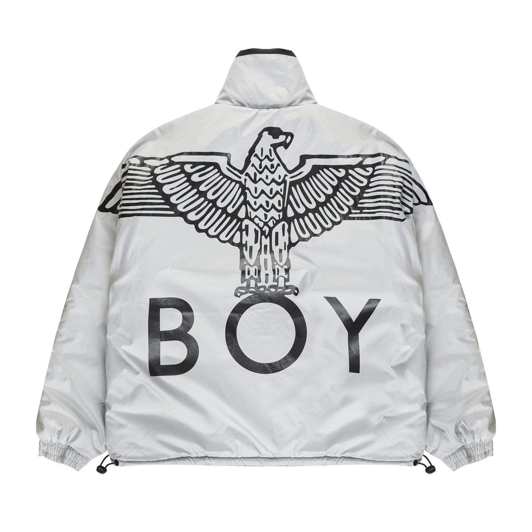 BOY EAGLE REVERSIBLE JACKET WOMENS - BLACK/SILVER