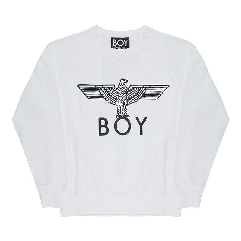 BOY EAGLE SWEATSHIRT - WHITE