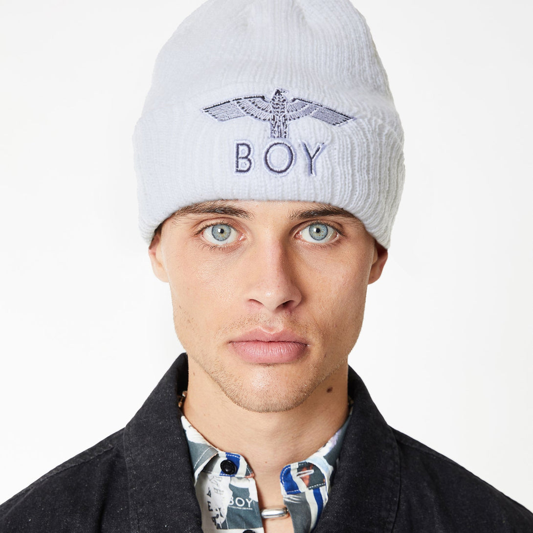 BOY FLASH BEANIE - OFF WHITE