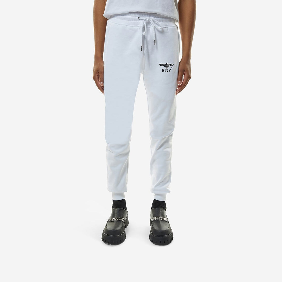 BOY HEARTS JOGGERS - WHITE