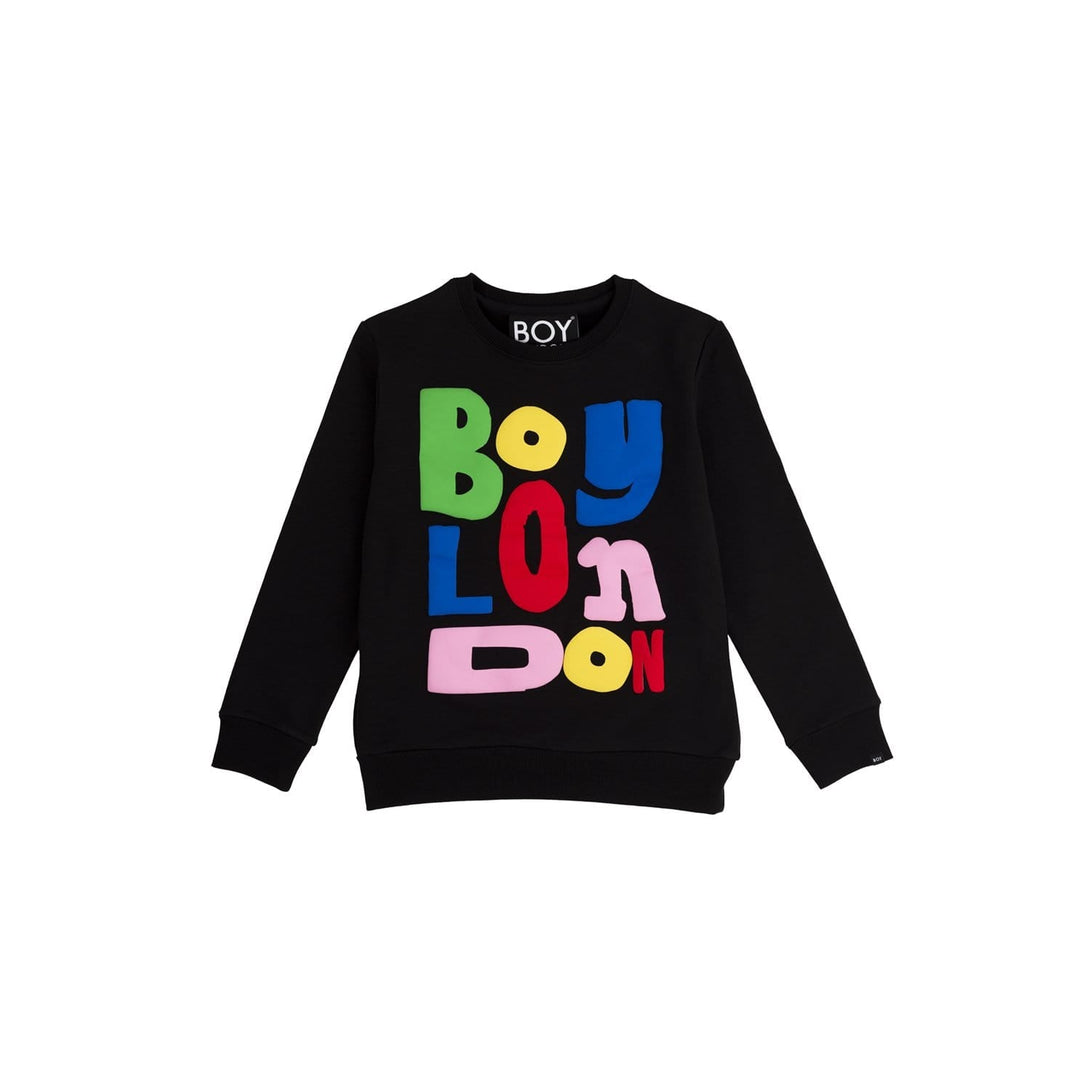 BOY LDN KIDS SWEATSHIRT - BLACK