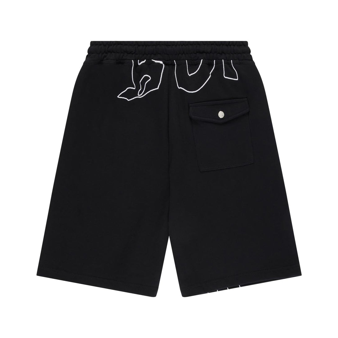 BOY LONDON DISTORTED SHORTS - BLACK