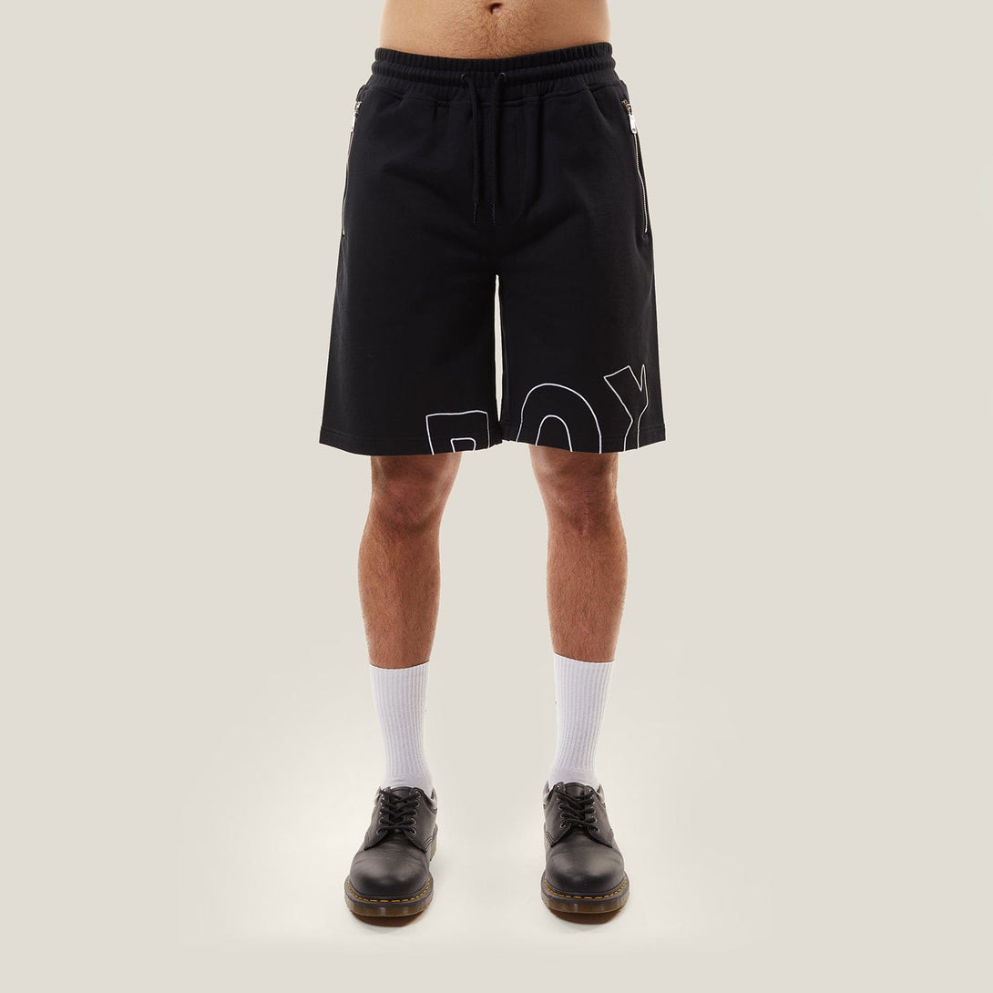 BOY LONDON DISTORTED SHORTS - BLACK