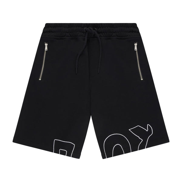 BOY LONDON DISTORTED SHORTS - BLACK