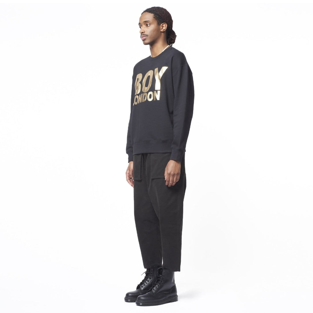 BOY LONDON SWEATSHIRT - BLACK/GOLD