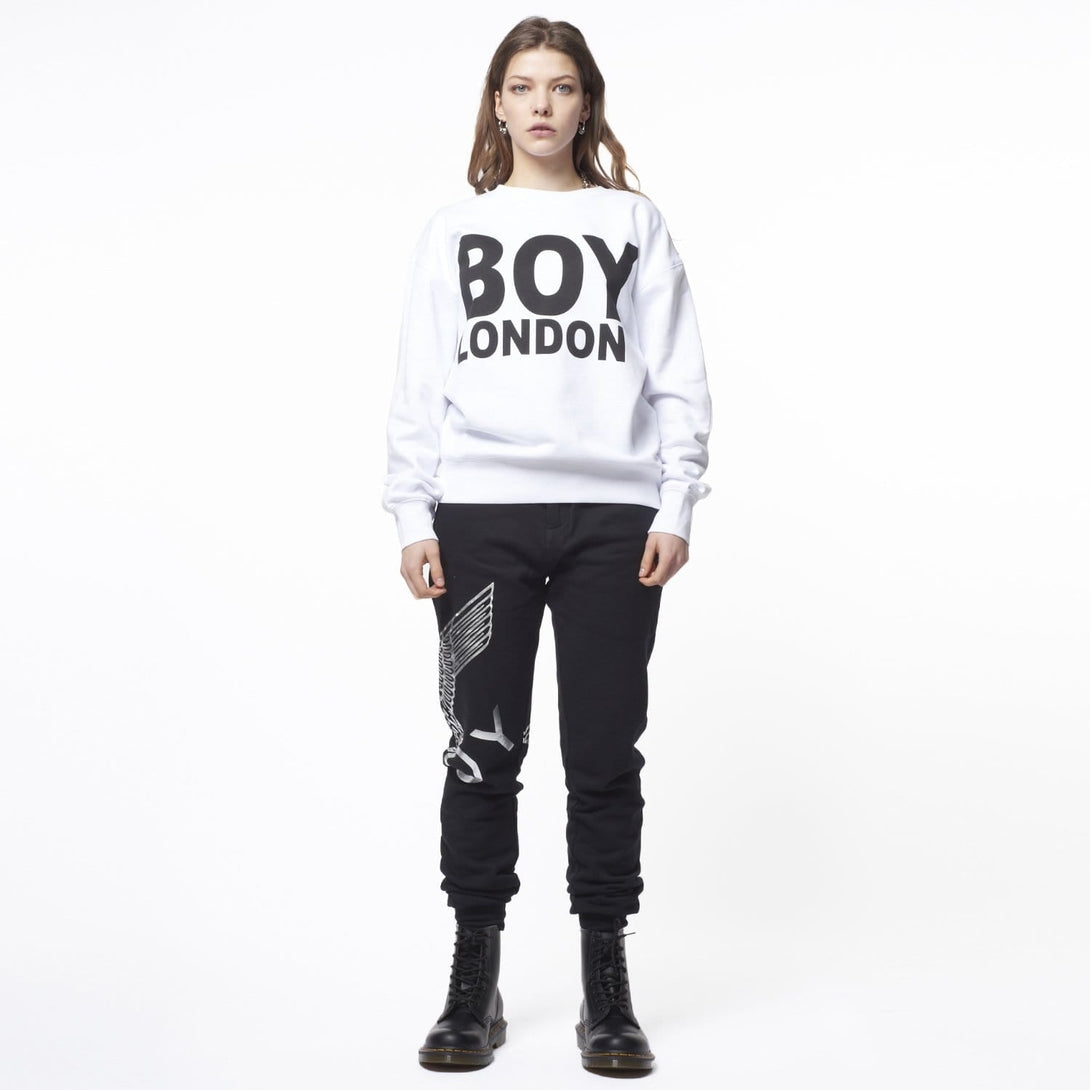 BOY LONDON SWEATSHIRT - WHITE