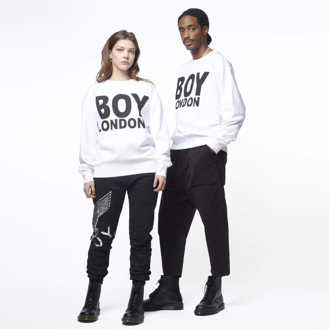 BOY LONDON SWEATSHIRT - WHITE