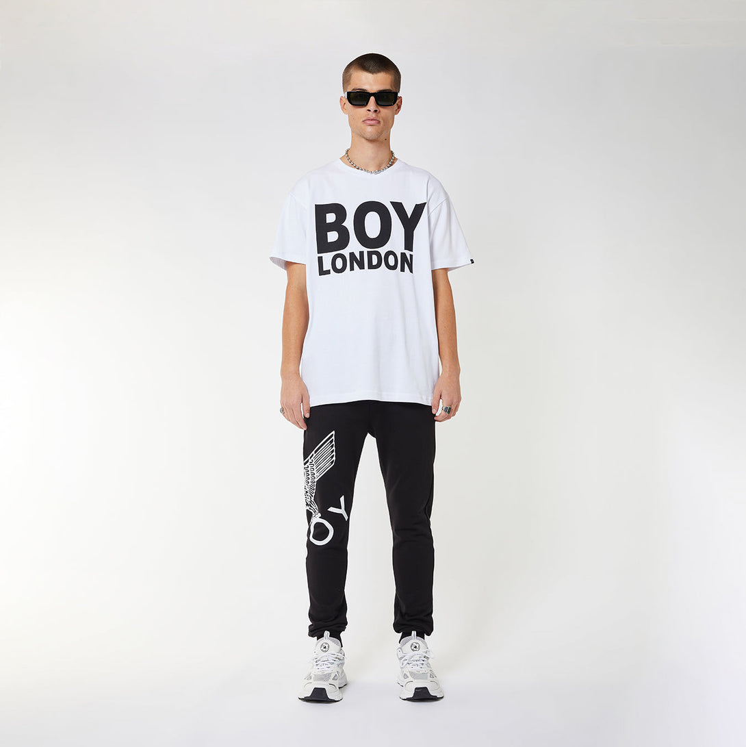 BOY LONDON T-SHIRT - WHITE/BLACK