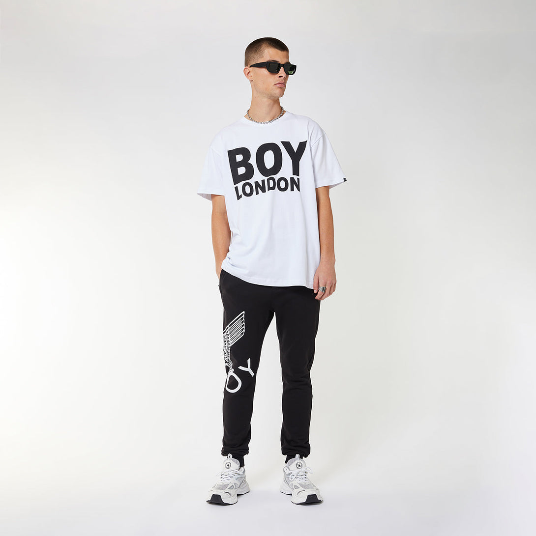 BOY LONDON T-SHIRT - WHITE/BLACK