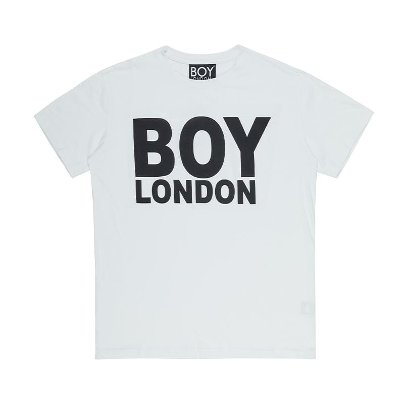 BOY LONDON T-SHIRT WOMENS - WHITE/BLACK