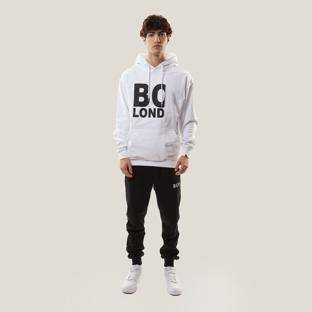 BOY LONDON UPCYCLED HOODIE - WHITE