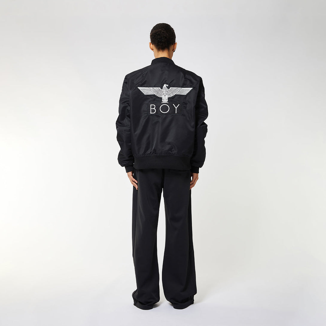 BOY MA1 REVERSIBLE BOMBER JACKET WOMENS - BLACK