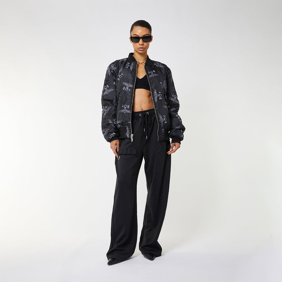 BOY MA1 REVERSIBLE BOMBER JACKET WOMENS - BLACK