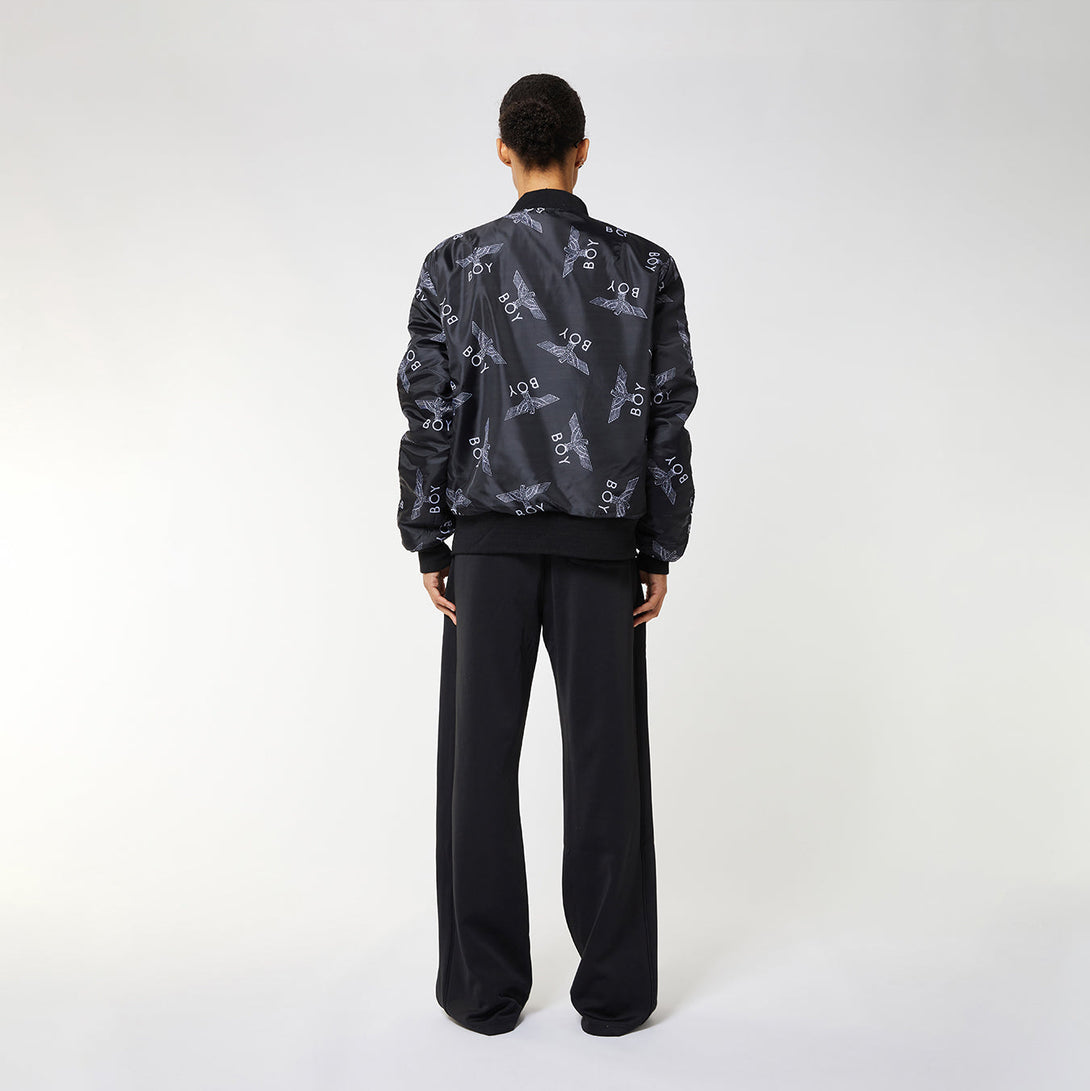 BOY MA1 REVERSIBLE BOMBER JACKET WOMENS - BLACK