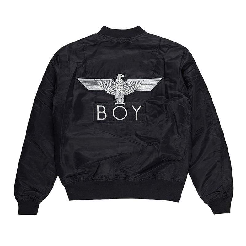 BOY MA1 REVERSIBLE BOMBER JACKET WOMENS - BLACK