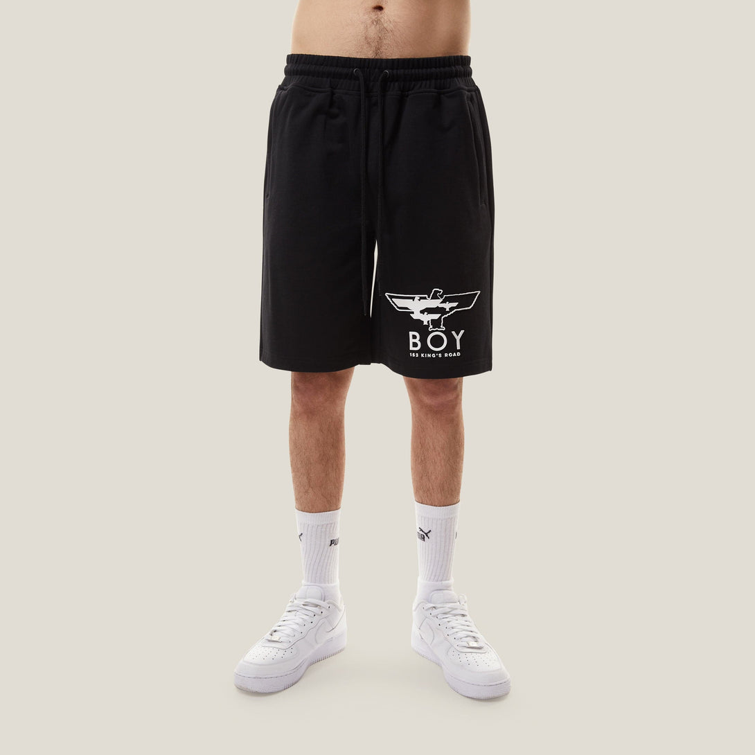 BOY MYRIAD EAGLE SHORTS - BLACK