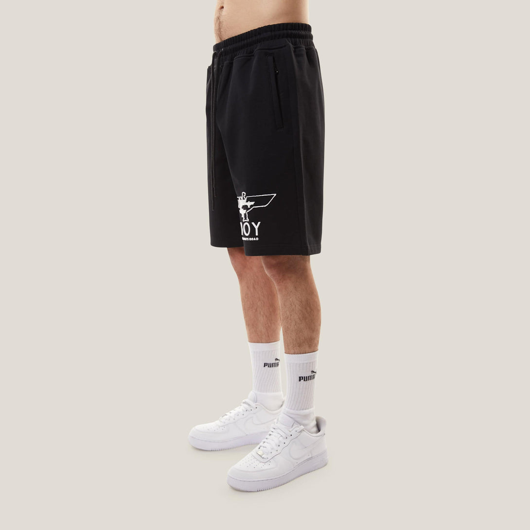 BOY MYRIAD EAGLE SHORTS - BLACK