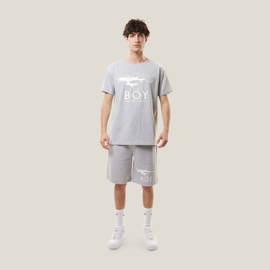 BOY MYRIAD EAGLE SHORTS - GREY