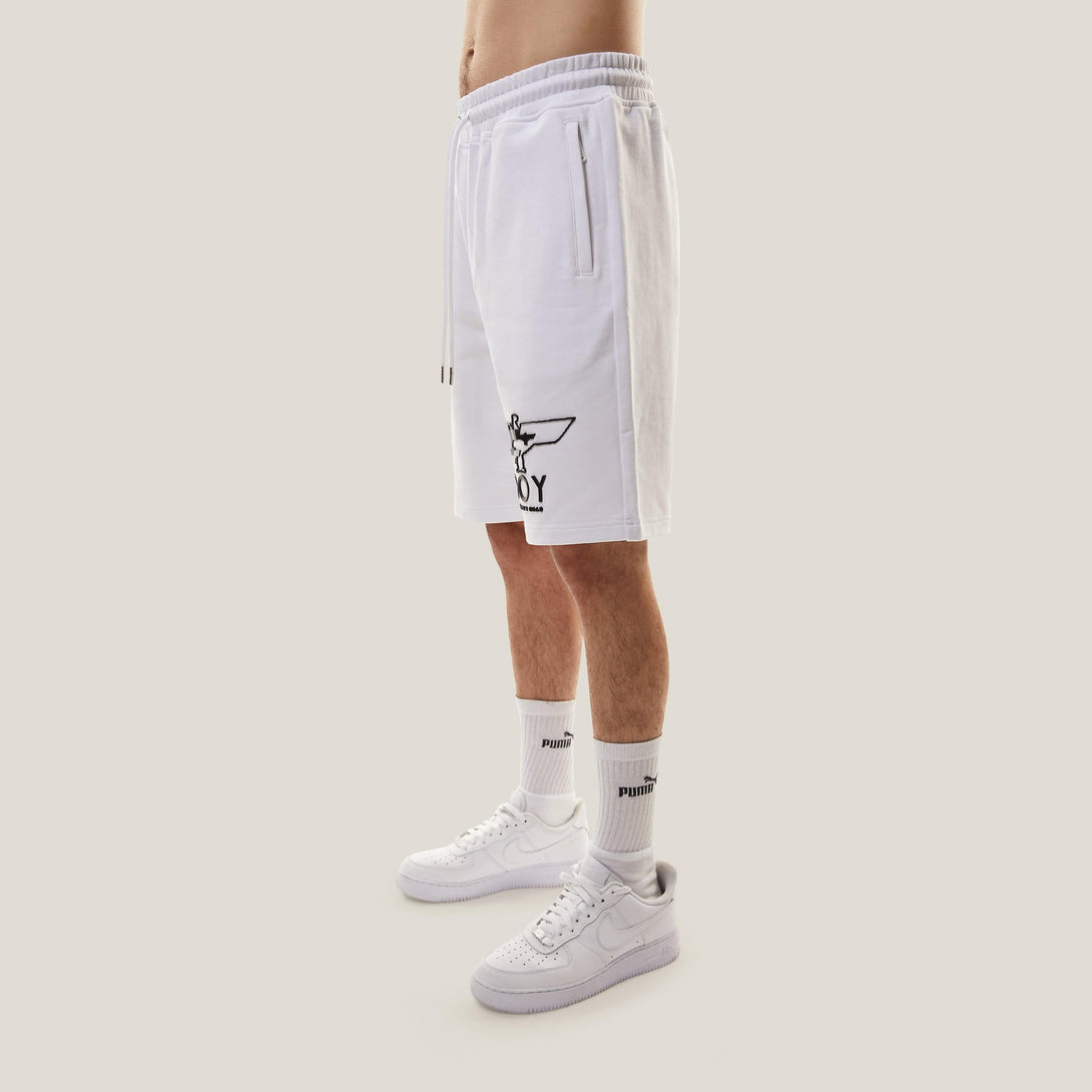 BOY MYRIAD EAGLE SHORTS - WHITE