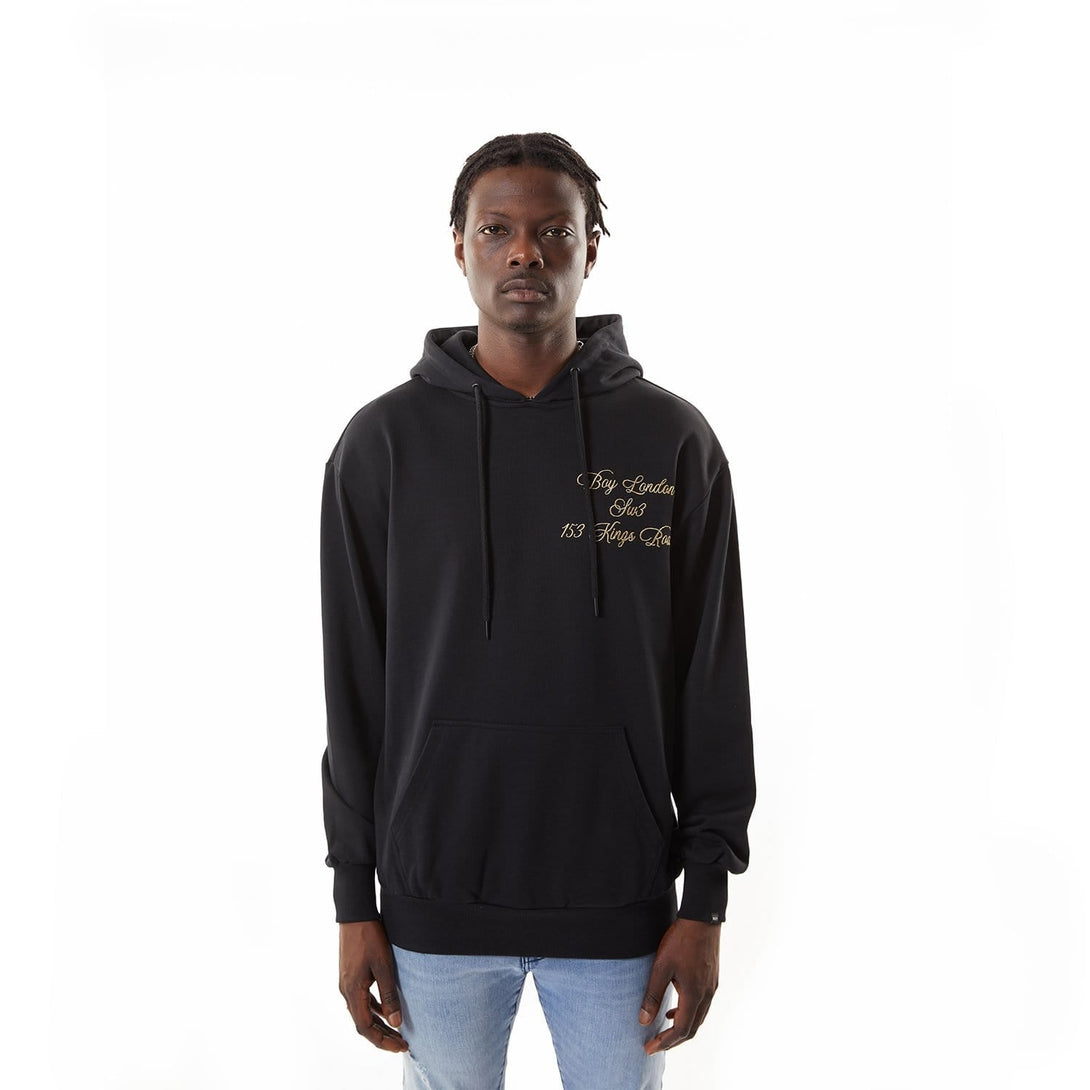 BOY ORINATE HOODIE - BLACK/GOLD