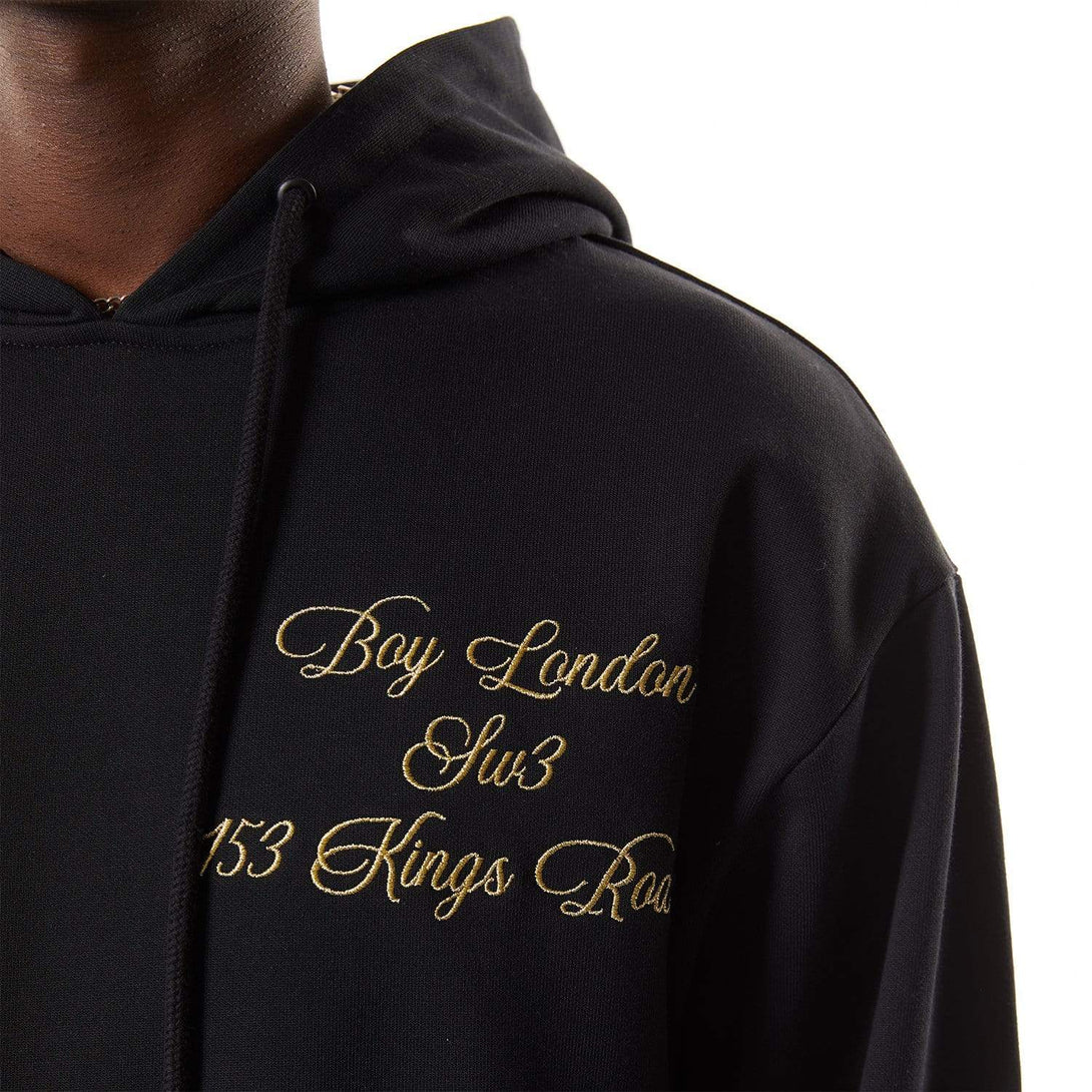 BOY ORINATE HOODIE - BLACK/GOLD