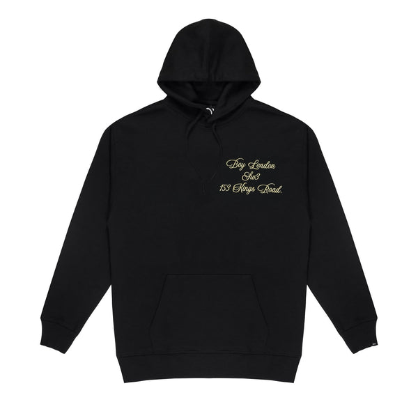 BOY ORINATE HOODIE - BLACK/GOLD