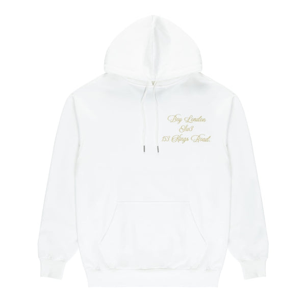 BOY ORINATE HOODIE - OFF WHITE/GOLD