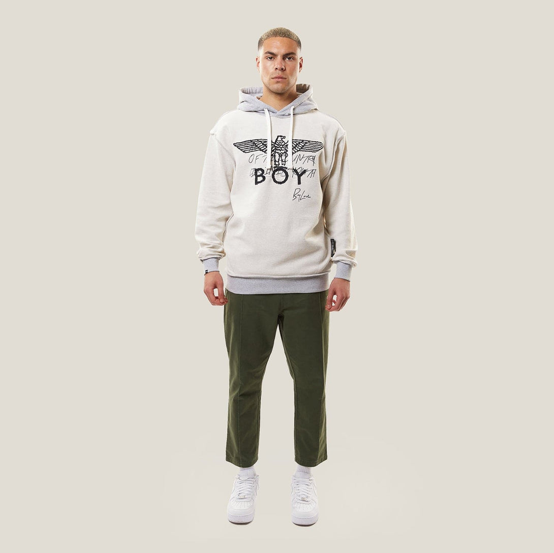 BOY REVERSIBLE HOODIE - GREY