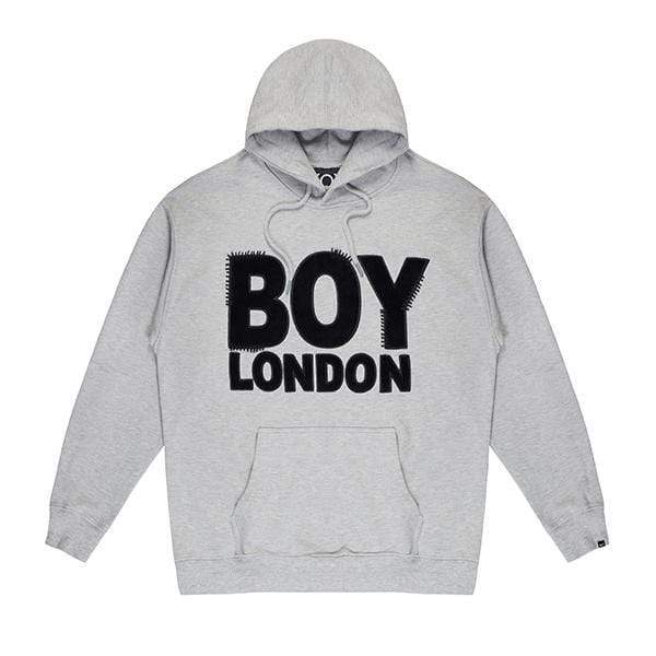 BOY SAINTS EMBROIDERY HOODIE - GREY