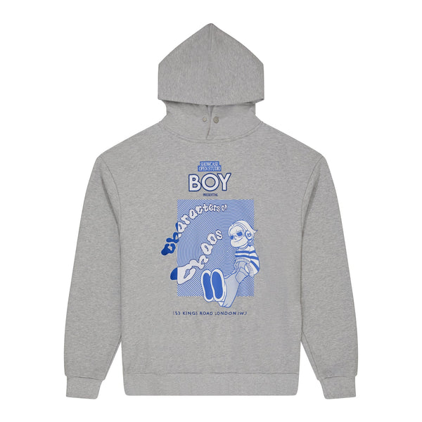 BOY SHOWCASE HOOD - GREY MARL