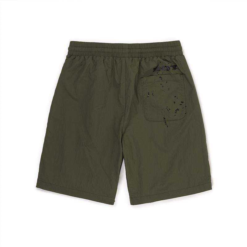 BOY SIGN NYLON SHORTS - KHAKI